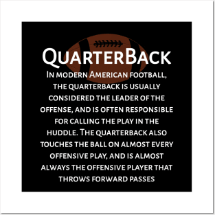 QuarterBack American Football Posters and Art